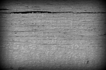 Painted wooden texture close up. Wooden background black and whie