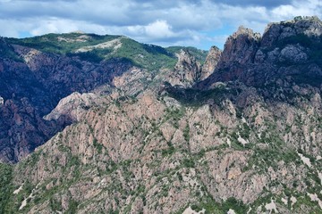 Corsica-view from the road by Porto
