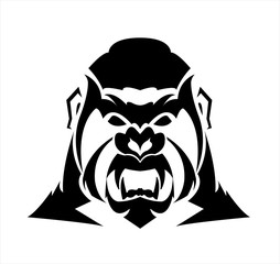 gorilla vector logo