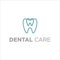 CREATIVE ORTHODONTIST TOOTH DENTAL CARE LOGO CONCEPT 