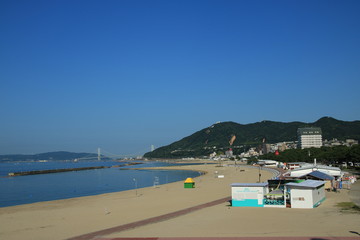 Obraz premium 神戸・須磨海水浴場
