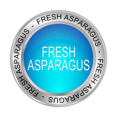 fresh Asparagus Button - 3D illustration