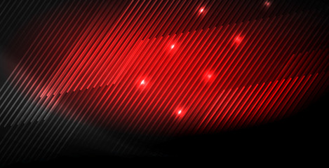 Fototapeta premium Neon color abstract lines