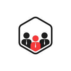 team work connect like together logo