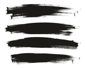 Calligraphy Paint Thin Brush Background High Detail Abstract Vector Background Set 71