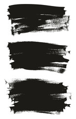 Calligraphy Paint Thin Brush Background High Detail Abstract Vector Background Set 18