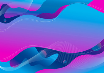 Abstract fluid color background vector illustration