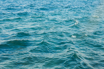 Blue sea water as background. Summer backdrop