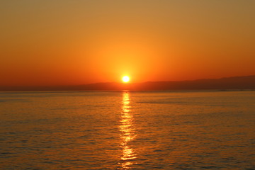 Obraz premium 夕日