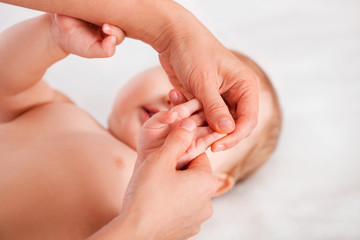 Gymnastics and massage for babies