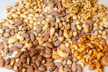 Mixed Nuts Flat Lay 1