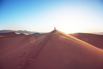 Plakat Sand dunes in California