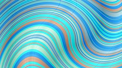 ash gray, medium turquoise and royal blue abstract wavy wallpaper background