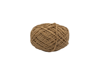 Obraz premium Jute Twine. Isolate on a white background.