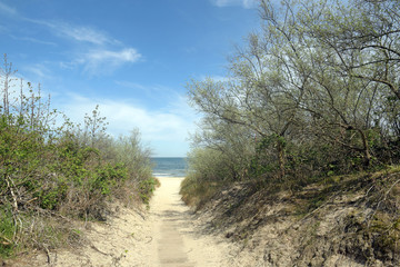 zum strand