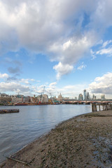 Obraz premium River Thames and the City of London