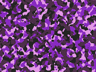 Fototapeta na wymiar Purple camouflage pattern