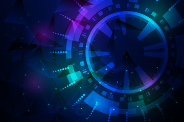 未来的なテクノロジーの背景