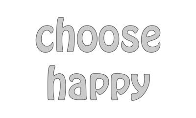 Fototapeta premium Positive mind, vibes, life inspirational inscription, greeting card, typography for invitation, banner, poster or clothing design, vector quote