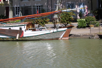Fototapeta premium bateau : péniche
