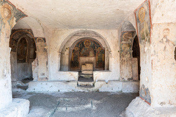 Obraz premium Ancient rock churches. Hidden and beautiful Puglia. St Nicholas
