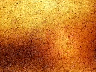 Obraz premium Background golden and copper color, curve and circle pattern abstract artistic design