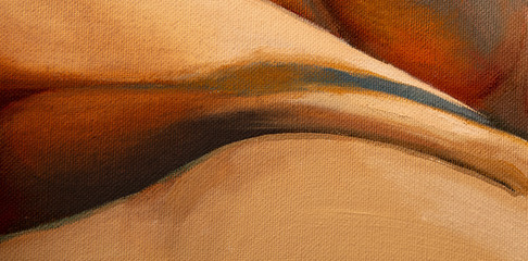 Oil painting, abstract