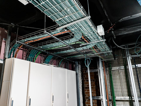 entry of wiring to electrical panel in building works