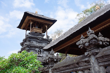 Balinese temple. Architecture, traveling and religion.