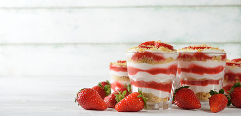 Cheesecake in a glass