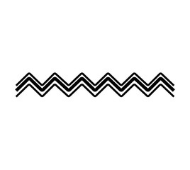 abstract wave hill graphic element on white background