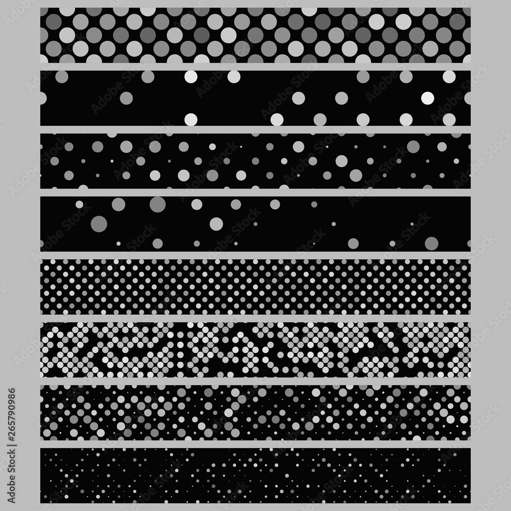 Poster abstract circle pattern web banner background set