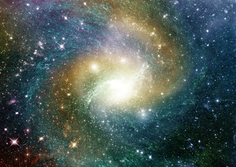 galaxy in a free space