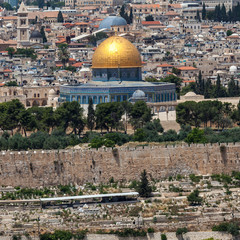 Nice panorama of the city of Jerusalem