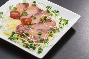 ハマチのカルパッチョ