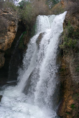 Scenic image of waterfall in a province of Spain
