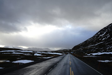 Straße in Norwegen