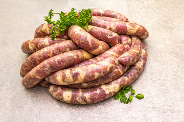 Raw pork sausage