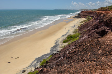 Fototapeta na wymiar Beautiful beach of Praia do Amor near Pipa, Brazil
