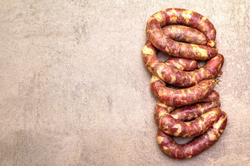 Raw pork sausage