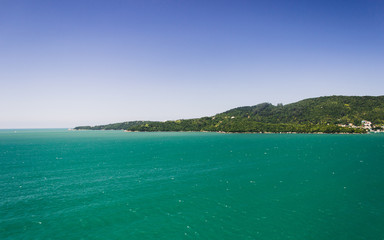 Fototapeta premium Porto Belo Island from the Ocean