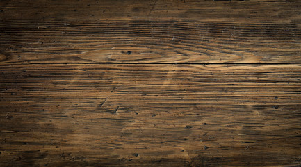 Fototapeta premium Table background of free space . Flat photo of wood 