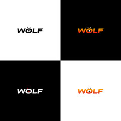 Fototapeta premium Wolf Vintage Logo Stock Vector, wolf logo design vector symbol graphic idea creative