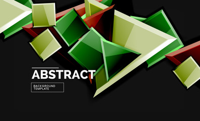 Shiny style geometric background