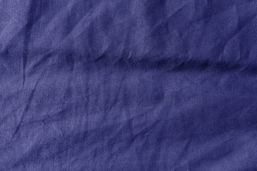 Sack cloth texture in blue color.