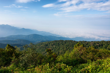 Viewpoint Doi Inthanon at Chiang Mai,Thailand