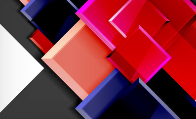 Colorful square and rectangle blocks background