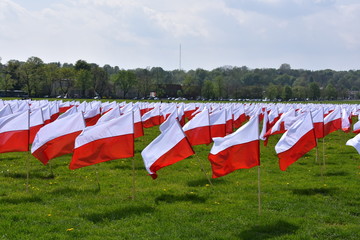 Flaga Polski święto flagi Błonia Krakowskie 