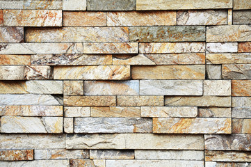 自然石のレンガの壁のイメージ