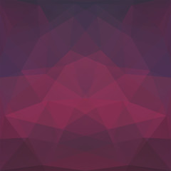 Background made of purple triangles. Square composition with geometric shapes. Eps 10